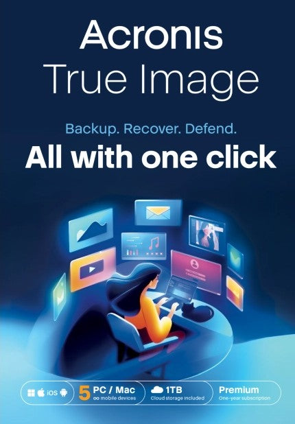 Acronis True Image Essentials PL 5 PC / MAC ESD - subskrypcja na rok