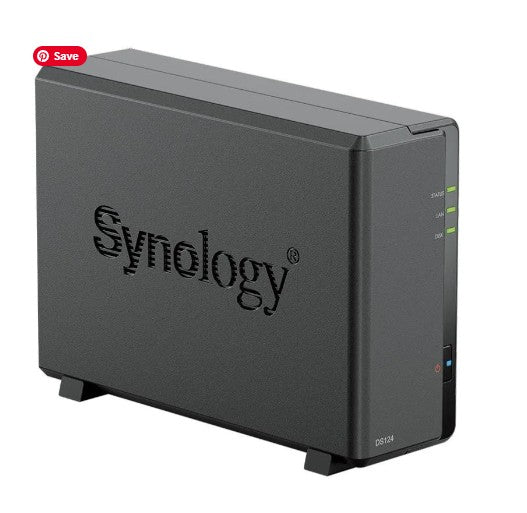 Serwer NAS dla firm Synology DS124 +1x HAT3310-12T (1x 12TB)