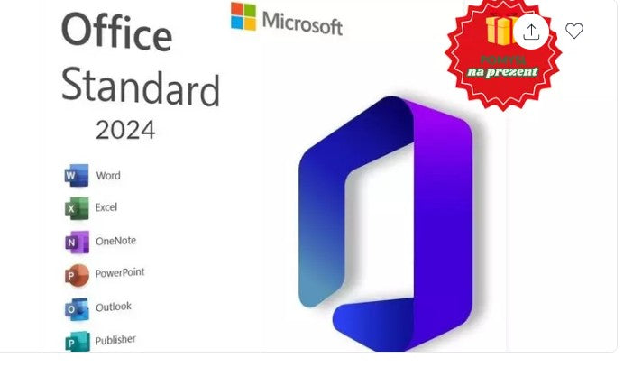 Pakiet Microsoft Office 2024 Standard dla systemu Windows: pracuj szybciej, osiągaj więcej (do -25%)